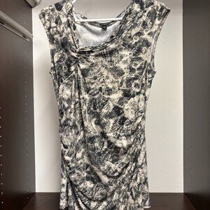 Ann Taylor Asymmetrical "Snakeskin" Tank Size Medium